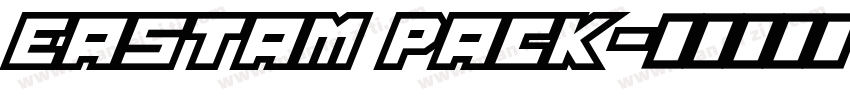 Eastam Pack字体转换